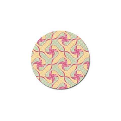 Abstract Pattern Design Scrapbooking Golf Ball Marker from ArtsNow.com Front