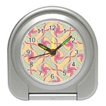 Abstract Pattern Design Scrapbooking Travel Alarm Clock