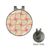 Abstract Pattern Design Scrapbooking Hat Clips with Golf Markers