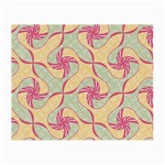 Abstract Pattern Design Scrapbooking Small Glasses Cloth