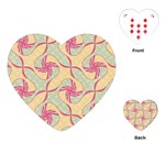 Abstract Pattern Design Scrapbooking Playing Cards Single Design (Heart)