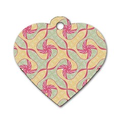 Abstract Pattern Design Scrapbooking Dog Tag Heart (Two Sides) from ArtsNow.com Back