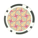 Abstract Pattern Design Scrapbooking Poker Chip Card Guard