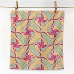 Abstract Pattern Design Scrapbooking Face Towel