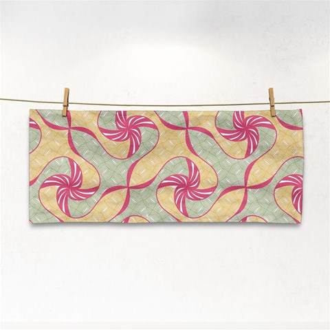 Abstract Pattern Design Scrapbooking Hand Towel from ArtsNow.com Front