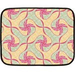 Abstract Pattern Design Scrapbooking Fleece Blanket (Mini)