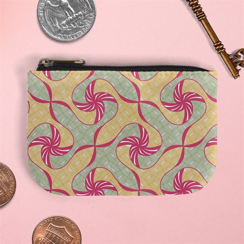 Abstract Pattern Design Scrapbooking Mini Coin Purse from ArtsNow.com Front