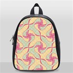 Abstract Pattern Design Scrapbooking School Bag (Small)