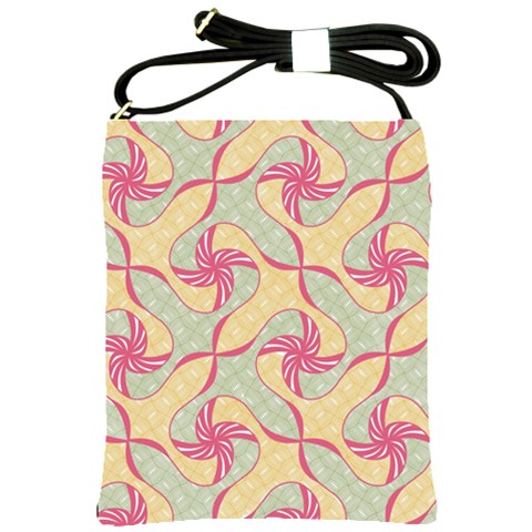 Abstract Pattern Design Scrapbooking Shoulder Sling Bag from ArtsNow.com Front