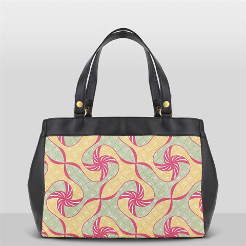 Abstract Pattern Design Scrapbooking Oversize Office Handbag from ArtsNow.com Front