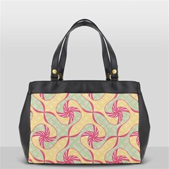 Abstract Pattern Design Scrapbooking Oversize Office Handbag (2 Sides) from ArtsNow.com Front