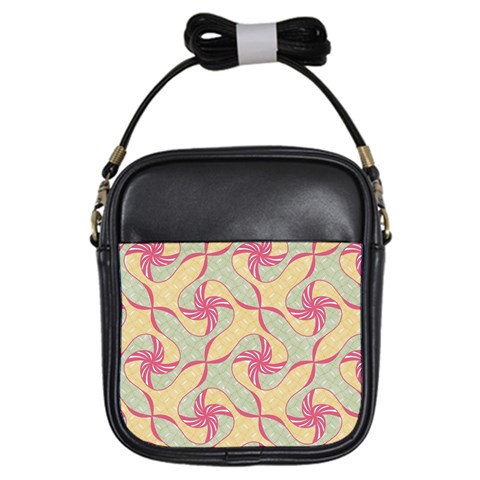 Abstract Pattern Design Scrapbooking Girls Sling Bag from ArtsNow.com Front