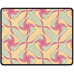 Abstract Pattern Design Scrapbooking Fleece Blanket (Medium)