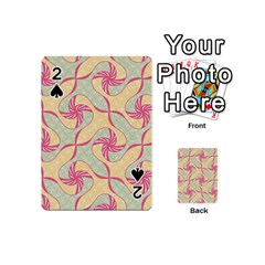 Abstract Pattern Design Scrapbooking Playing Cards 54 Designs (Mini) from ArtsNow.com Front - Spade2