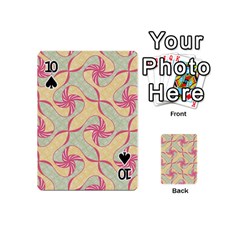 Abstract Pattern Design Scrapbooking Playing Cards 54 Designs (Mini) from ArtsNow.com Front - Spade10