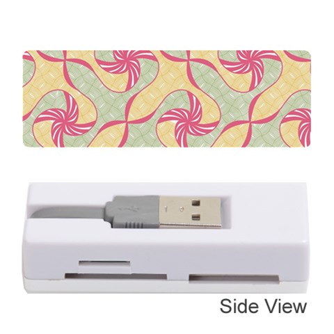 Abstract Pattern Design Scrapbooking Memory Card Reader (Stick) from ArtsNow.com Front