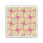 Abstract Pattern Design Scrapbooking Memory Card Reader (Square)