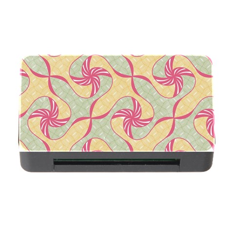 Abstract Pattern Design Scrapbooking Memory Card Reader with CF from ArtsNow.com Front