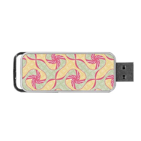 Abstract Pattern Design Scrapbooking Portable USB Flash (One Side) from ArtsNow.com Front