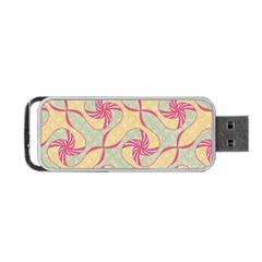 Abstract Pattern Design Scrapbooking Portable USB Flash (Two Sides) from ArtsNow.com Front