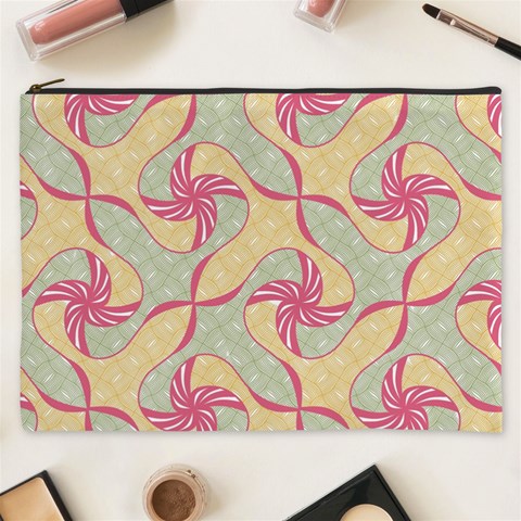 Abstract Pattern Design Scrapbooking Cosmetic Bag (XXXL) from ArtsNow.com Front