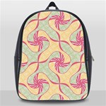 Abstract Pattern Design Scrapbooking School Bag (XL)