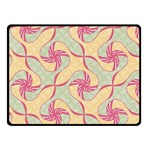 Abstract Pattern Design Scrapbooking Two Sides Fleece Blanket (Small)