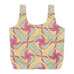 Abstract Pattern Design Scrapbooking Full Print Recycle Bag (L)