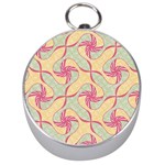 Abstract Pattern Design Scrapbooking Silver Compasses