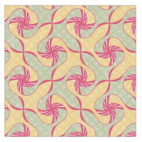 Abstract Pattern Design Scrapbooking Square Satin Scarf (36  x 36 ) from ArtsNow.com Front