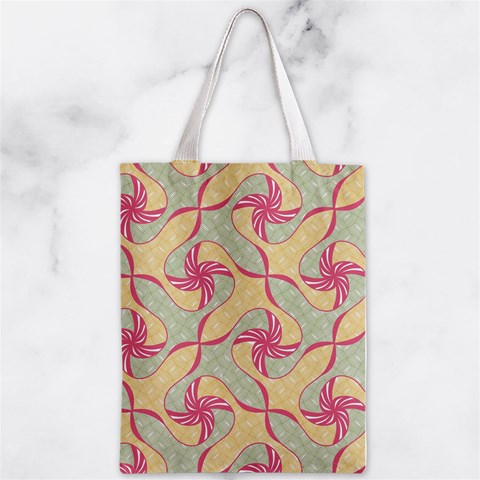 Abstract Pattern Design Scrapbooking Zipper Classic Tote Bag from ArtsNow.com Front