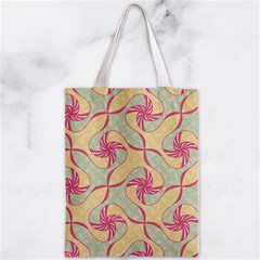 Abstract Pattern Design Scrapbooking Zipper Classic Tote Bag from ArtsNow.com Back