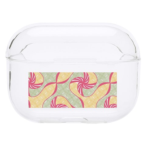 Abstract Pattern Design Scrapbooking Hard PC AirPods Pro Case from ArtsNow.com Front