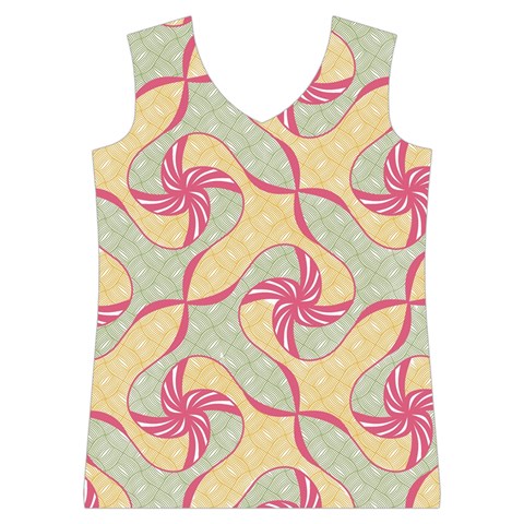 Abstract Pattern Design Scrapbooking Women s Basketball Tank Top from ArtsNow.com Front