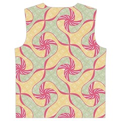 Abstract Pattern Design Scrapbooking Kid s Button Up Puffer Vest from ArtsNow.com Back