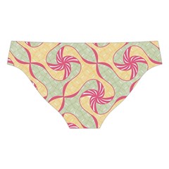 Abstract Pattern Design Scrapbooking Cross Back Hipster Bikini Set from ArtsNow.com Back Under