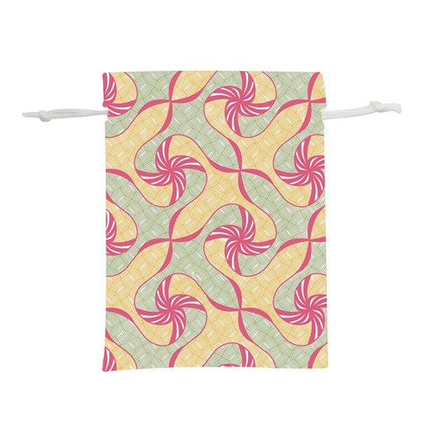 Abstract Pattern Design Scrapbooking Lightweight Drawstring Pouch (L) from ArtsNow.com Front