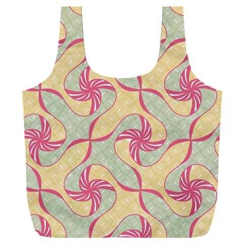 Abstract Pattern Design Scrapbooking Full Print Recycle Bag (XXL) from ArtsNow.com Front