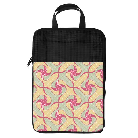 Abstract Pattern Design Scrapbooking Foldable Shoe Storage Bag from ArtsNow.com Front