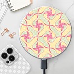 Abstract Pattern Design Scrapbooking Wireless Fast Charger(White)