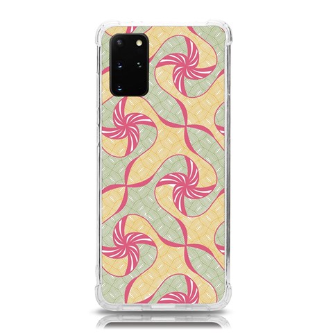 Abstract Pattern Design Scrapbooking Samsung Galaxy S20 Plus 6.7 Inch TPU UV Case from ArtsNow.com Front