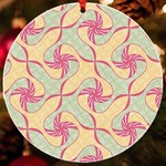 Abstract Pattern Design Scrapbooking UV Print Acrylic Ornament Round