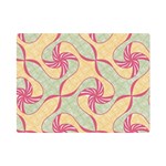 Abstract Pattern Design Scrapbooking Premium Plush Fleece Blanket (Mini)