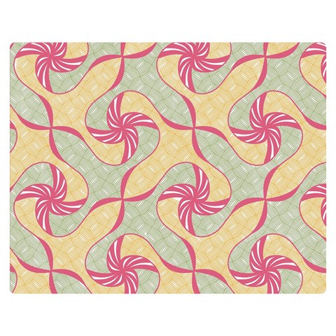 Abstract Pattern Design Scrapbooking Premium Plush Fleece Blanket (Medium) from ArtsNow.com 60 x50  Blanket Front