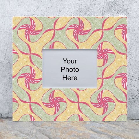 Abstract Pattern Design Scrapbooking White Wall Photo Frame 5  x 7  from ArtsNow.com Front