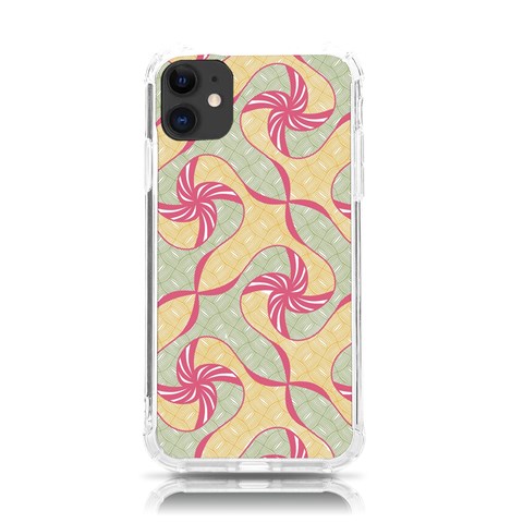 Abstract Pattern Design Scrapbooking iPhone 11 TPU UV Print Case from ArtsNow.com Front