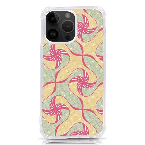 Abstract Pattern Design Scrapbooking iPhone 14 Pro Max TPU UV Print Case from ArtsNow.com Front