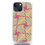 Abstract Pattern Design Scrapbooking iPhone 13 mini TPU UV Print Case