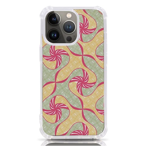 Abstract Pattern Design Scrapbooking iPhone 13 Pro TPU UV Print Case from ArtsNow.com Front