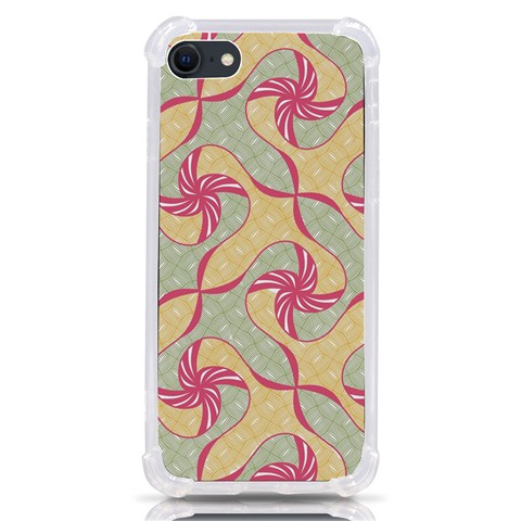 Abstract Pattern Design Scrapbooking iPhone SE from ArtsNow.com Front